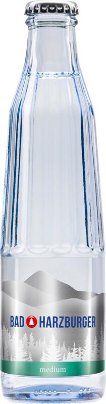 Einzelflasche Glas 025l Gourmet Mineralwasser Medium